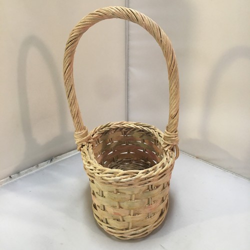 Woven wicker basket - woven, small